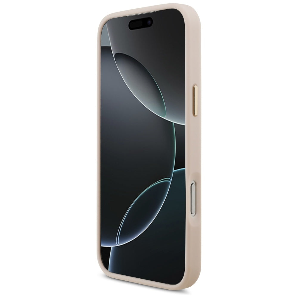 Hoes voor Apple iPhone 17 Pro Max, Karl Lagerfeld, Script Logo, Roze