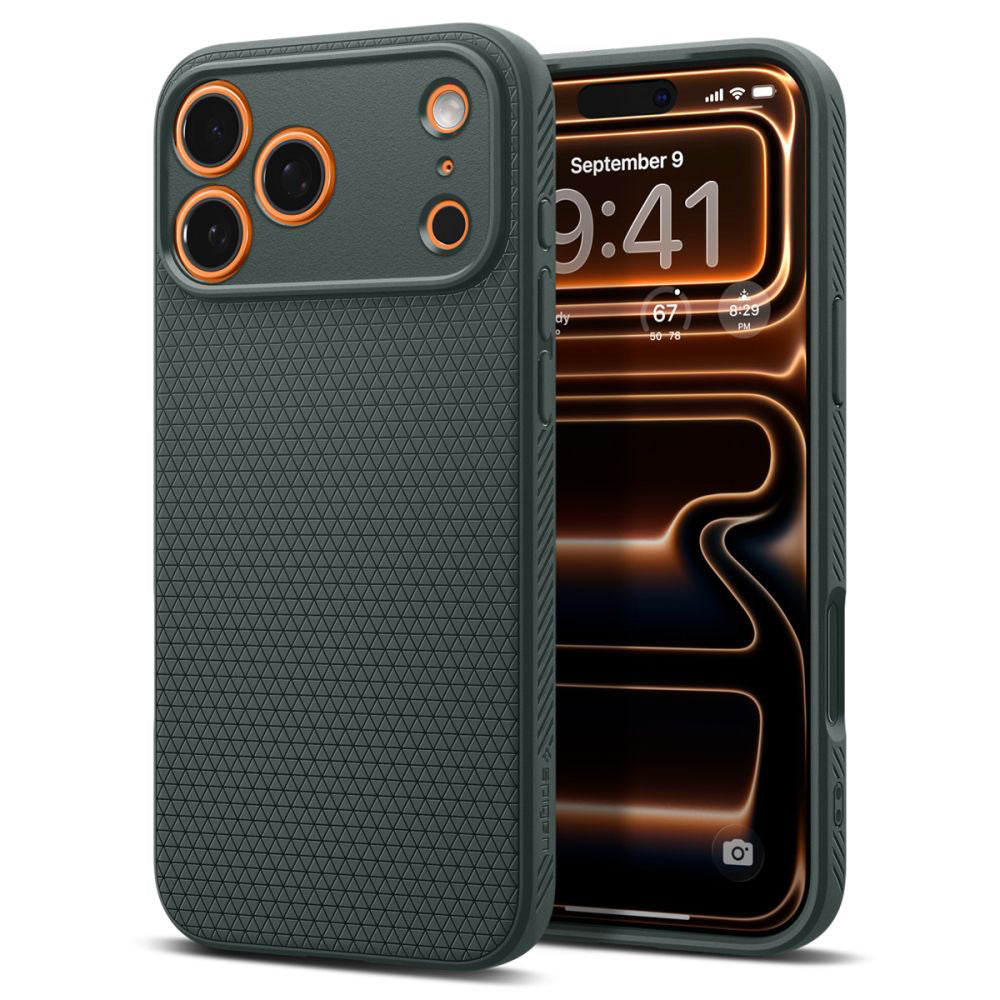 Hoes voor Apple iPhone 17 Pro Max, Spigen, Liquid Air, Groen ACS10267