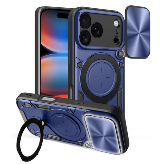 Hoes voor Apple iPhone 17 Pro Max, Techsuit, CamGuard Pro, Blauw