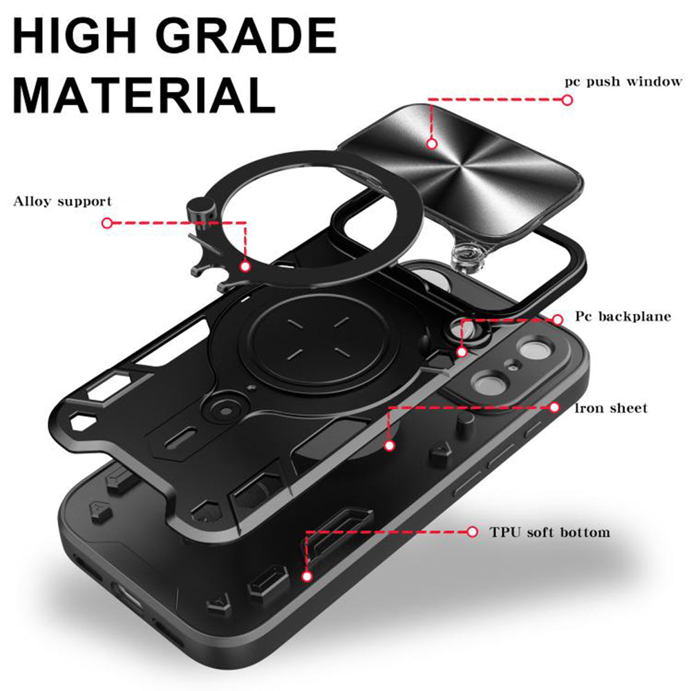 Étui pour Apple iPhone 17 Pro Max, Techsuit, CamGuard Pro, Violet