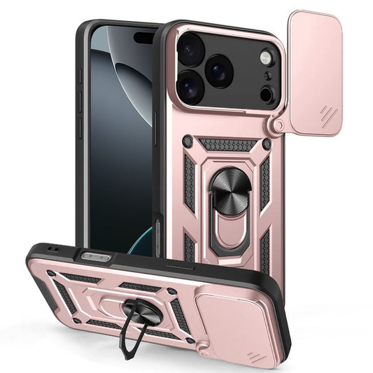 Hoes voor Apple iPhone 17 Pro Max, Techsuit, CamShield, Roze