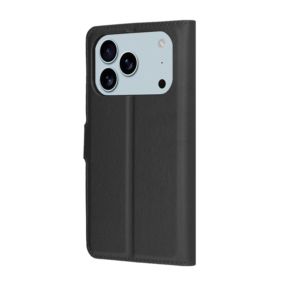 Étui pour Apple iPhone 17 Pro Max, Techsuit, Leather Folio, Noir