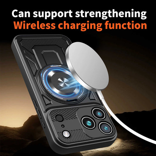 Étui pour Apple iPhone 17 Pro Max, Techsuit, RuggedCam, Noir