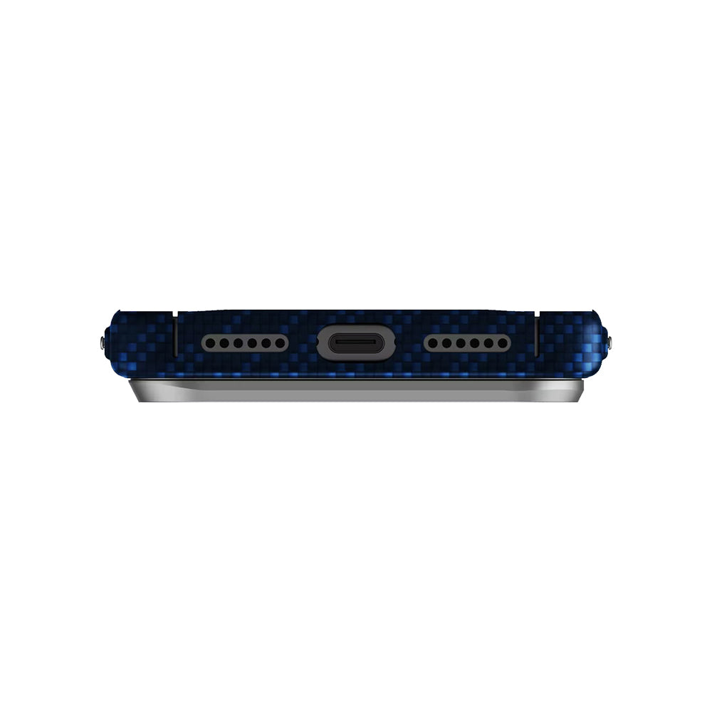 Étui MagSafe pour Apple iPhone 17 Pro Max, UNIQ, Keva MagClick, Denim