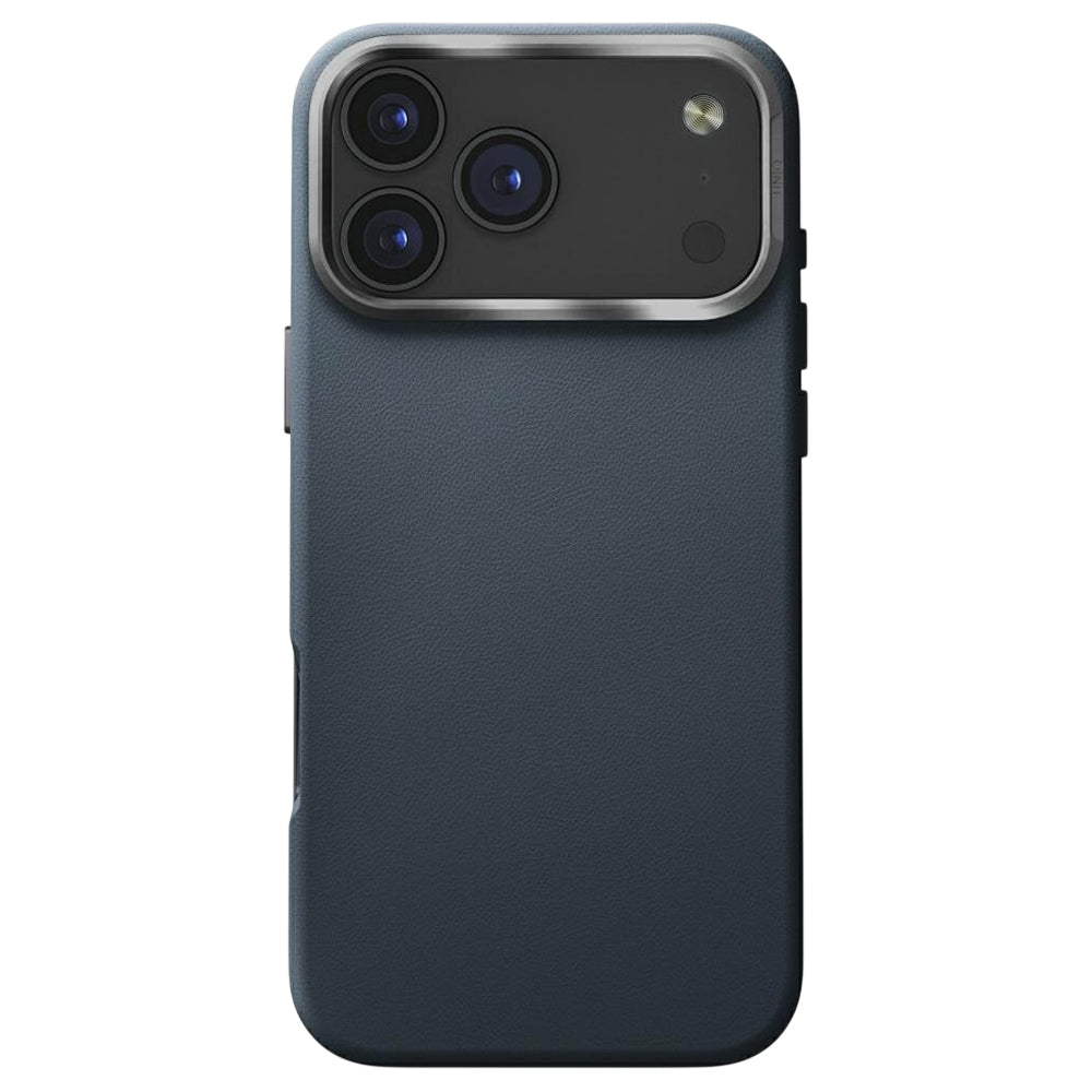 Hülle für Apple iPhone 17 Pro Max, UNIQ, Lyden Leatherette, Blau