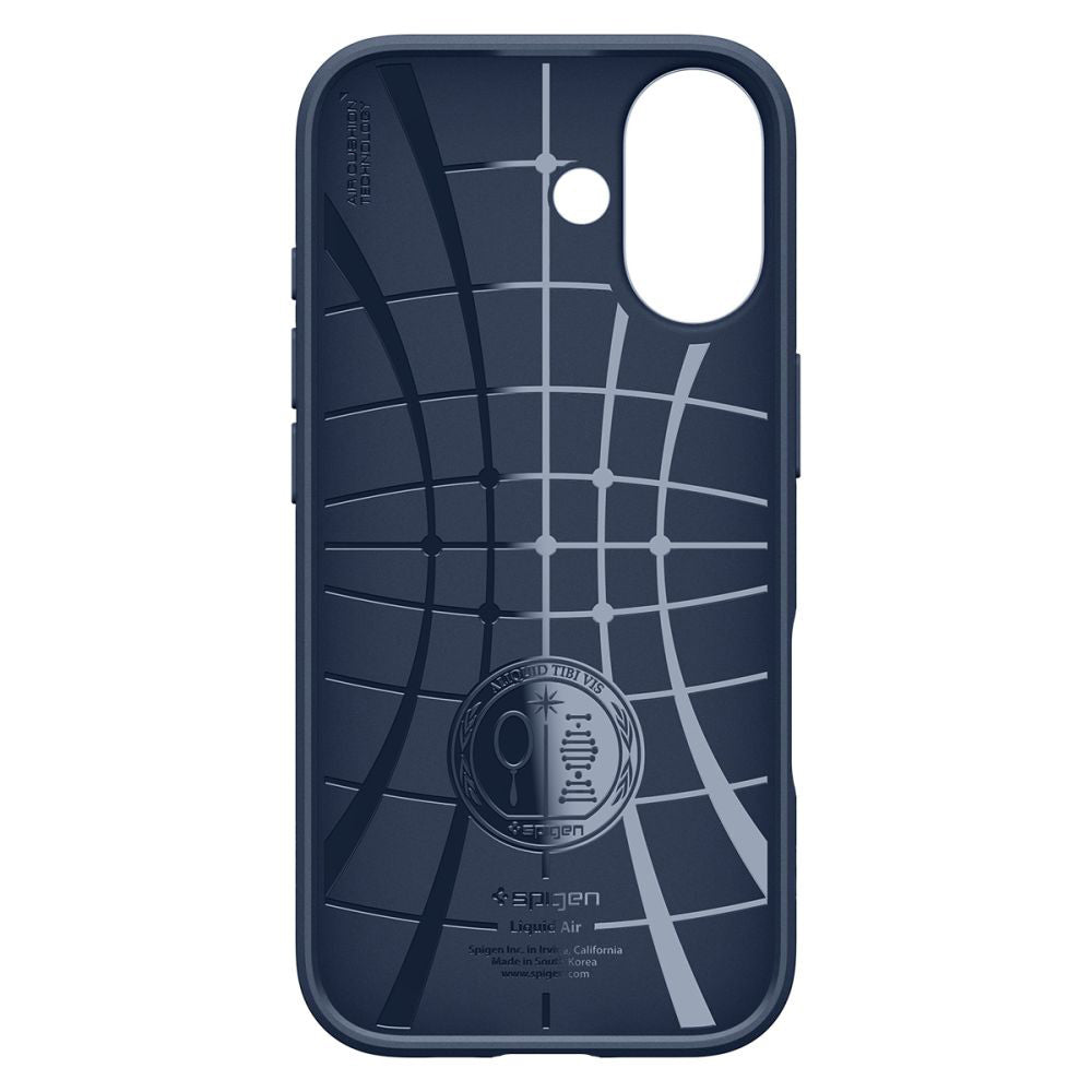 Étui pour Apple iPhone 17, Spigen, Liquid Air, Bleu Marine ACS10370