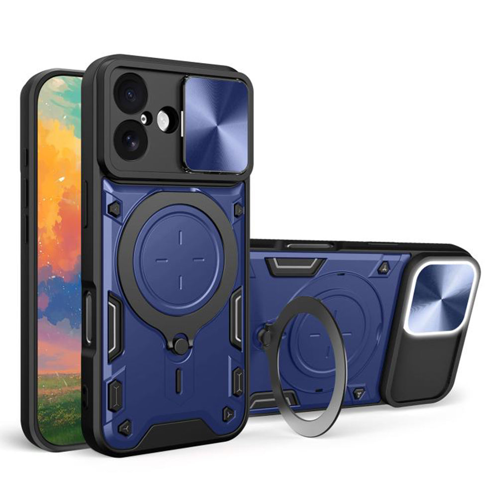 Hoes voor Apple iPhone 17, Techsuit, CamGuard Pro, Blauw
