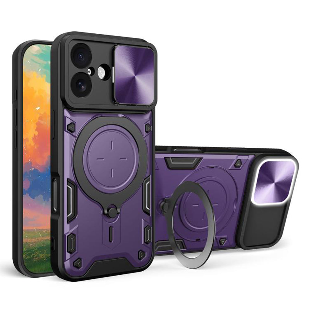 Hülle für Apple iPhone 17, Techsuit, CamGuard Pro, Lila