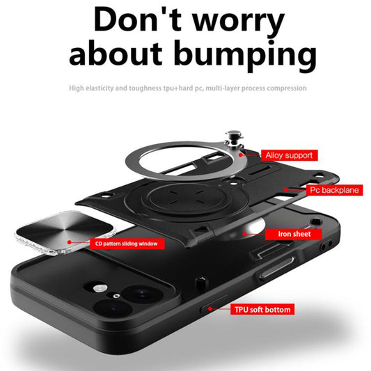 Hoes voor Apple iPhone 17, Techsuit, CamGuard Pro, Rosé Goud