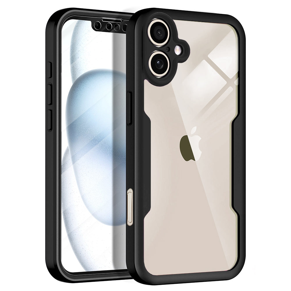 Hülle für Apple iPhone 17, Techsuit, ColorVerse 360, Schwarz