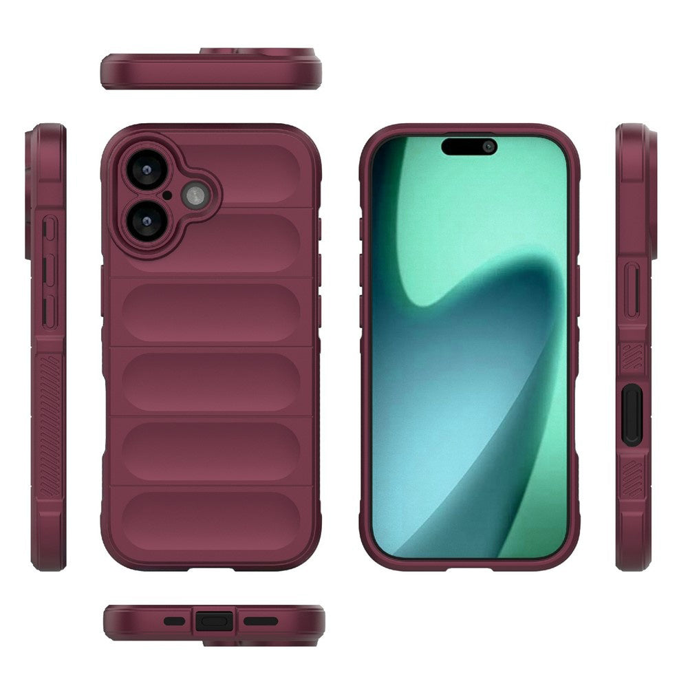 Étui pour Apple iPhone 17, Techsuit, Magic Shield, Cerise