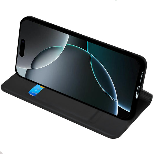 Étui pour Apple iPhone 17, Techsuit, Magskin Book, Noir