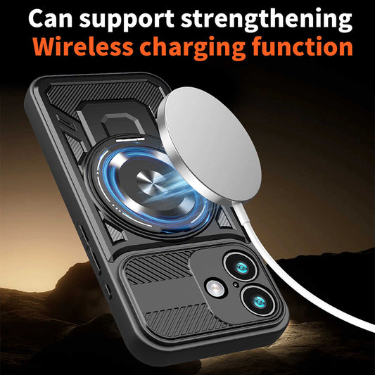 Étui pour Apple iPhone 17, Techsuit, RuggedCam, Gris