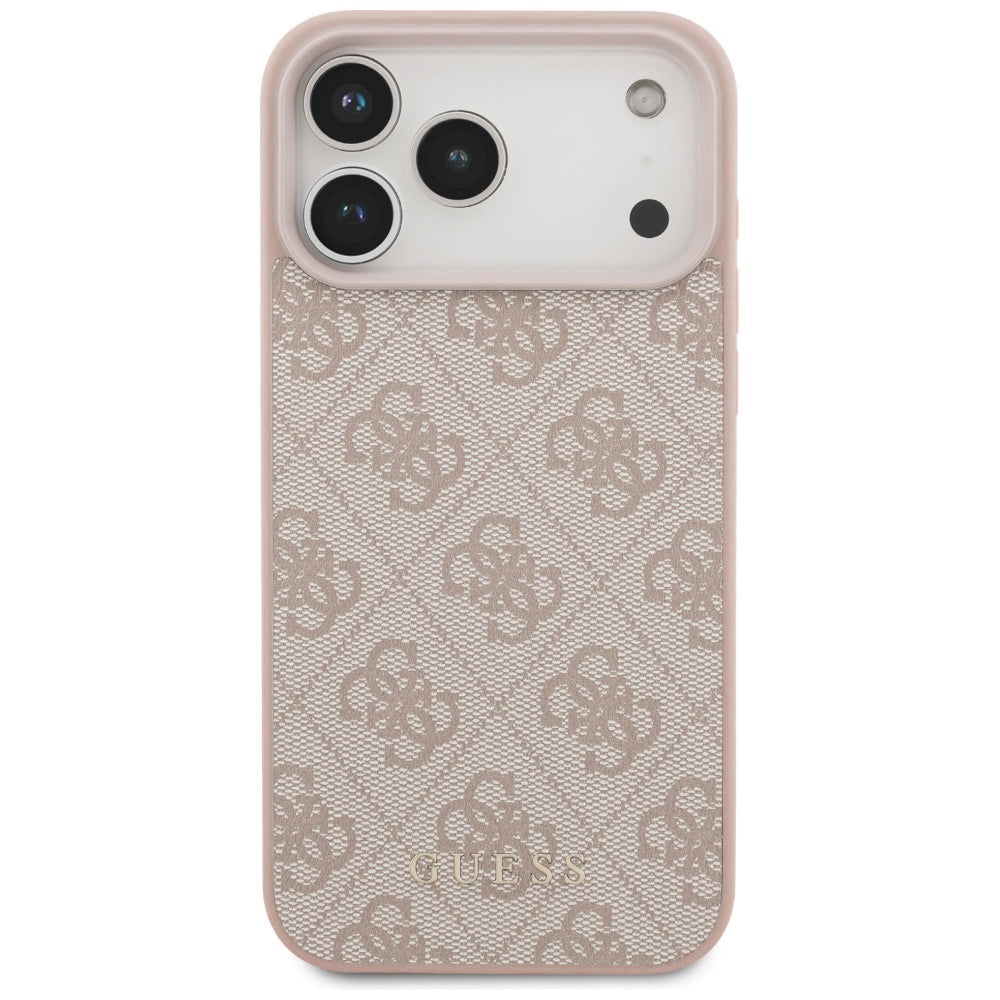 Hoes voor Apple iPhone 18 Pro / 17 Pro, Guess, 4G Classic Logo, Roze
