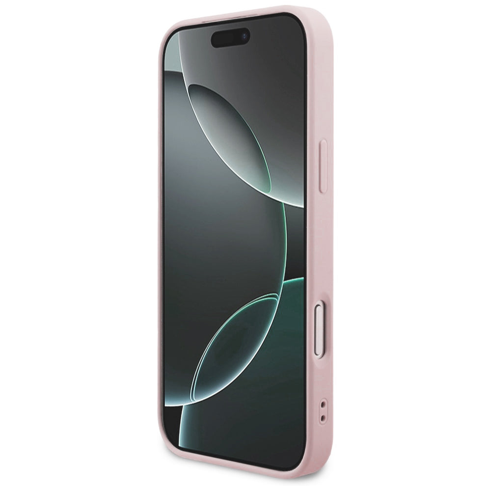 Hoes voor Apple iPhone 18 Pro / 17 Pro, Guess, 4G Classic Logo, Roze