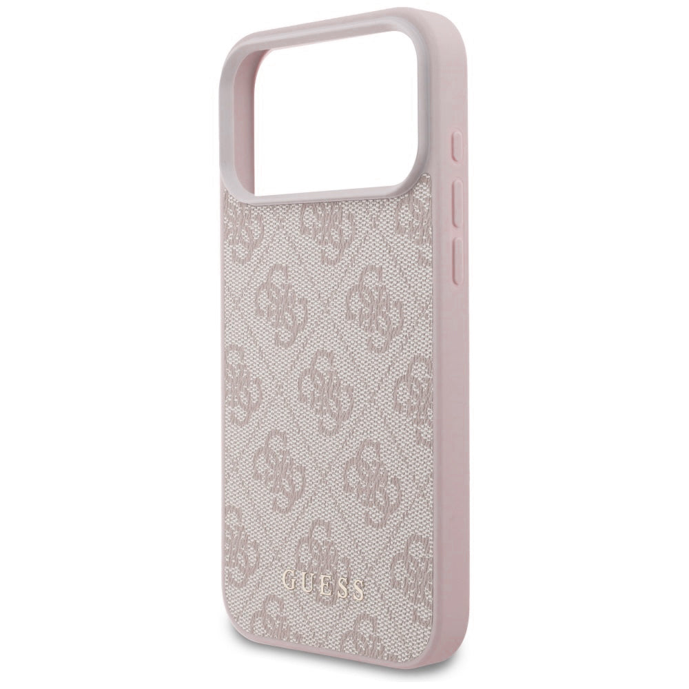 Hoes voor Apple iPhone 18 Pro / 17 Pro, Guess, 4G Classic Logo, Roze