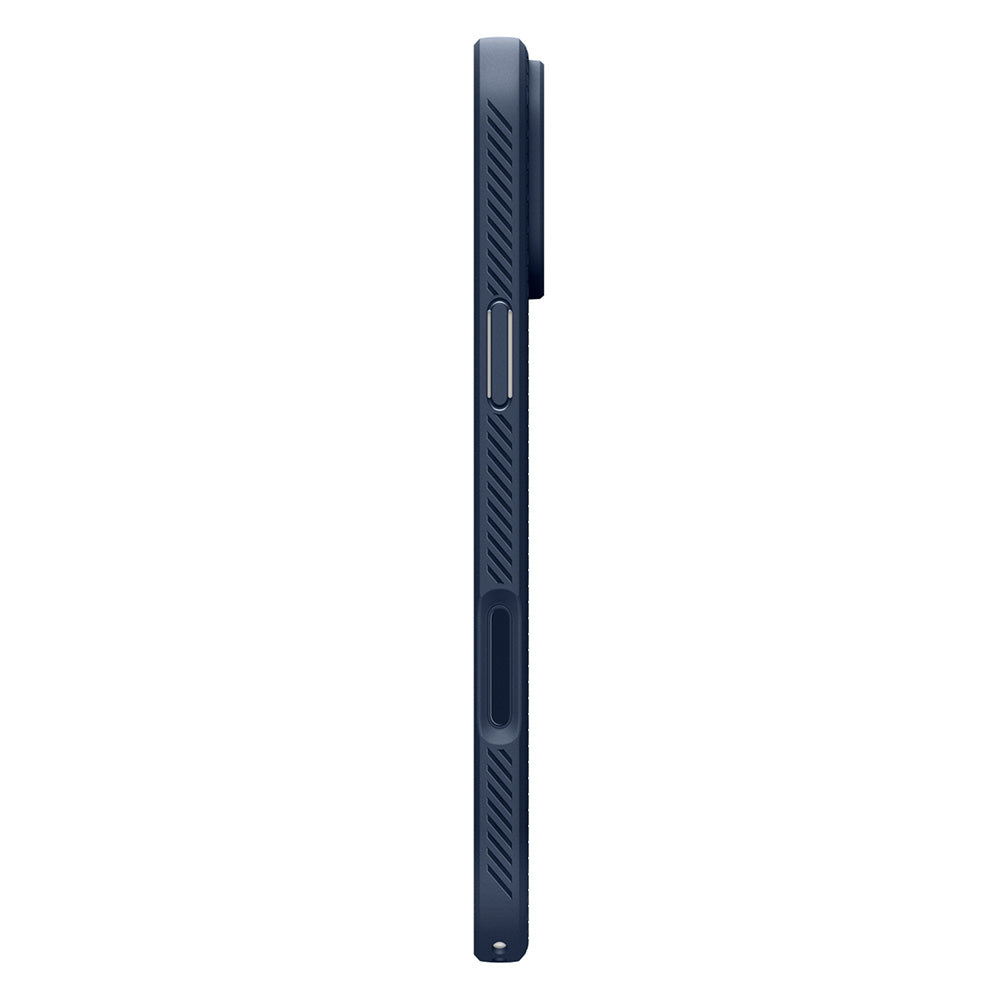 Coque pour Apple iPhone 18 Pro / 17 Pro, Spigen, Liquid Air, Bleu marine ACS12150