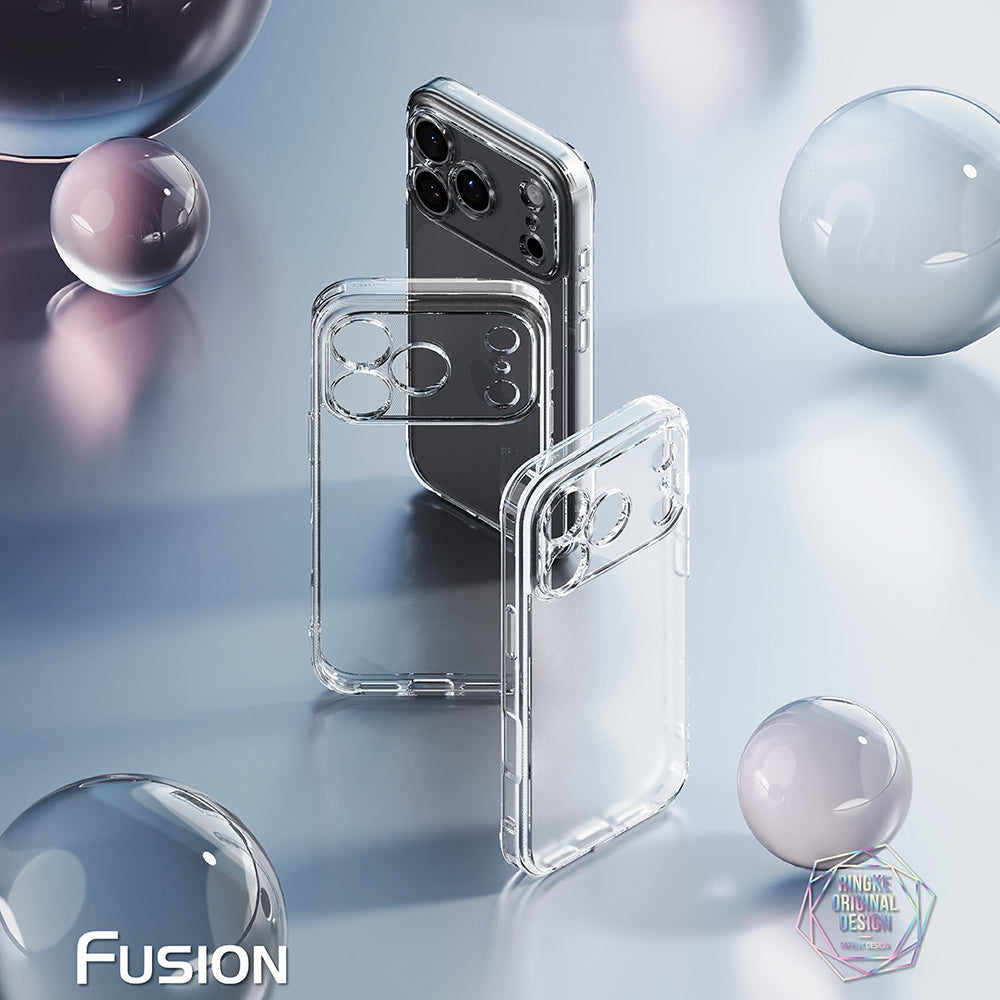 Coque pour Apple iPhone 18 Pro Max / 17 Pro Max, Ringke, Fusion, Transparente