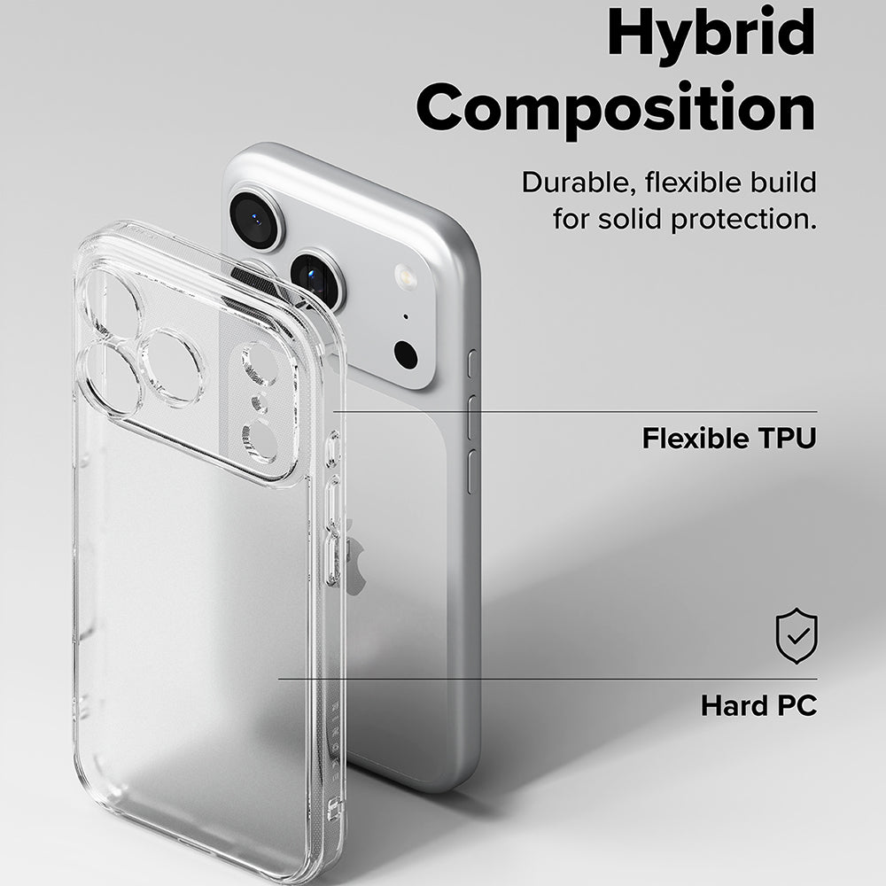 Coque pour Apple iPhone 18 Pro Max / 17 Pro Max, Ringke, Fusion, Transparente Mate