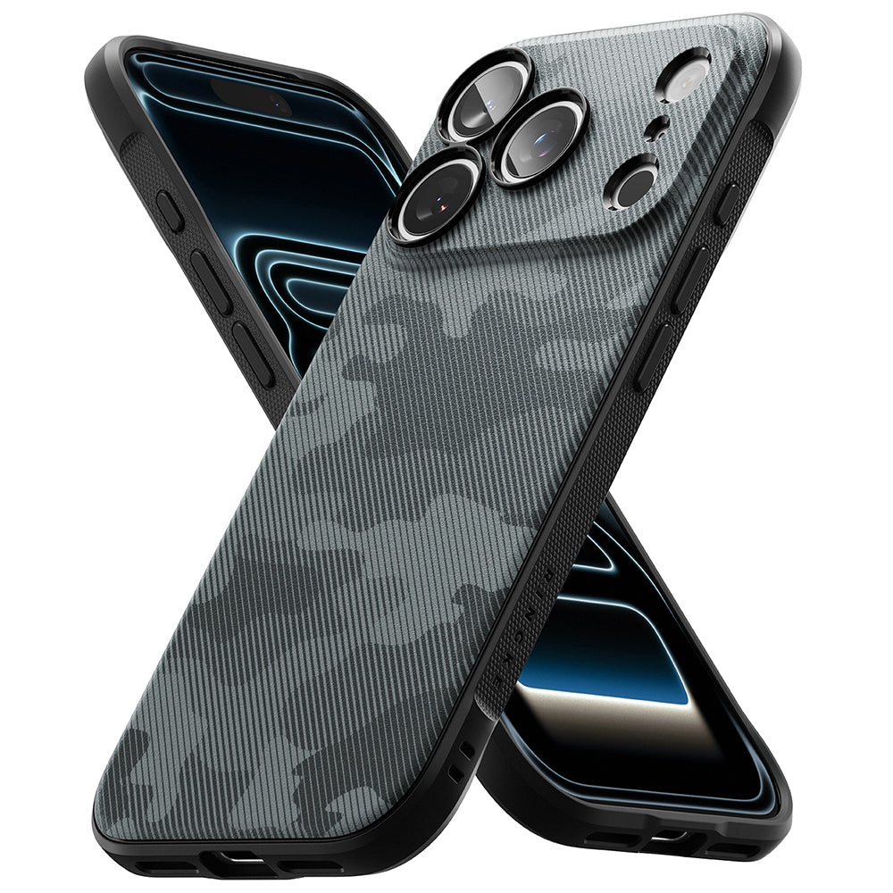 Hülle für Apple iPhone 18 Pro Max / 17 Pro Max, Ringke, Onyx, Tarnung