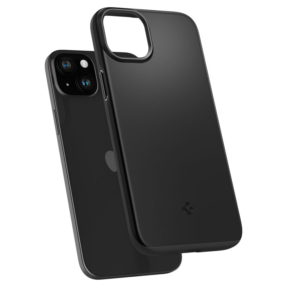 Hülle für Apple iPhone 15, Spigen, Thin Fit, Schwarz ACS06776
