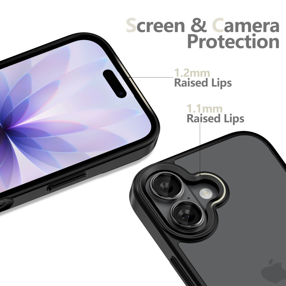 Hoes voor Apple iPhone 17, Tech-Protect, Magmat, Mat Zwart