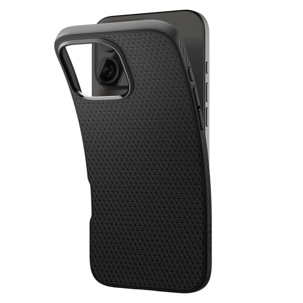Coque pour Apple iPhone 16 Pro Max, Spigen, Liquid Air Matte, Noir ACS07988