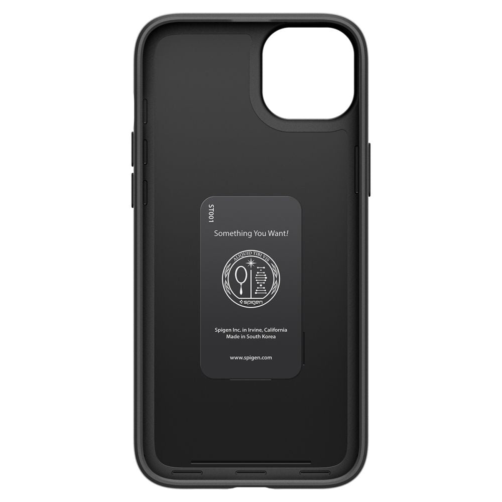Hülle für Apple iPhone 15, Spigen, Thin Fit, Schwarz ACS06776