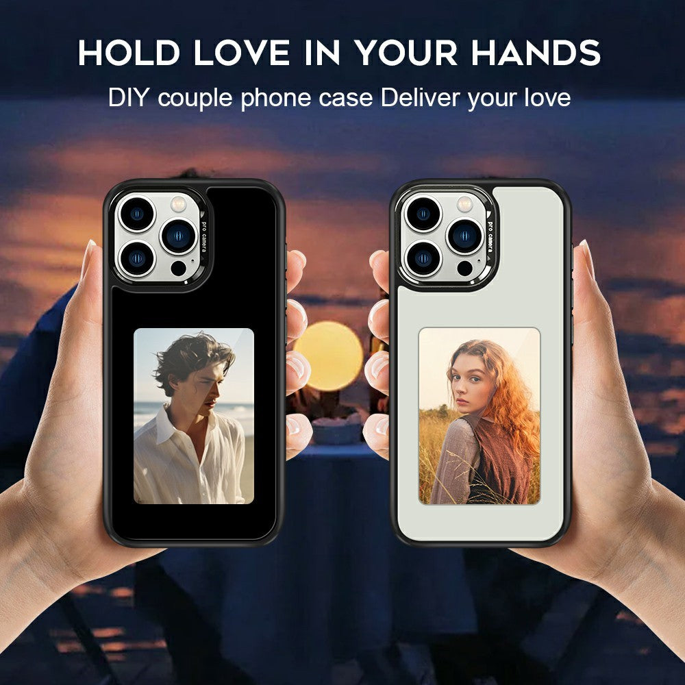 Coque pour Apple iPhone 16 Pro, OEM, Écran Personnalisé E-Ink (4 pouces), Blanc