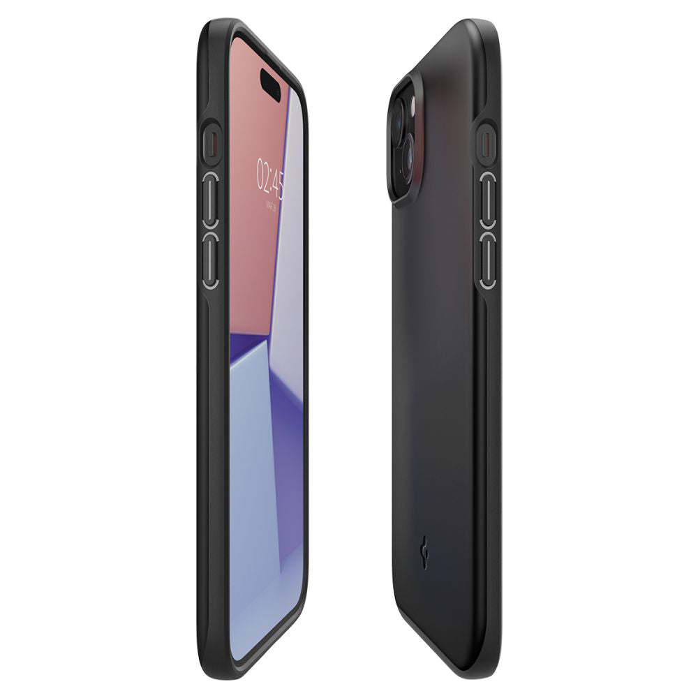 Hülle für Apple iPhone 15, Spigen, Thin Fit, Schwarz ACS06776