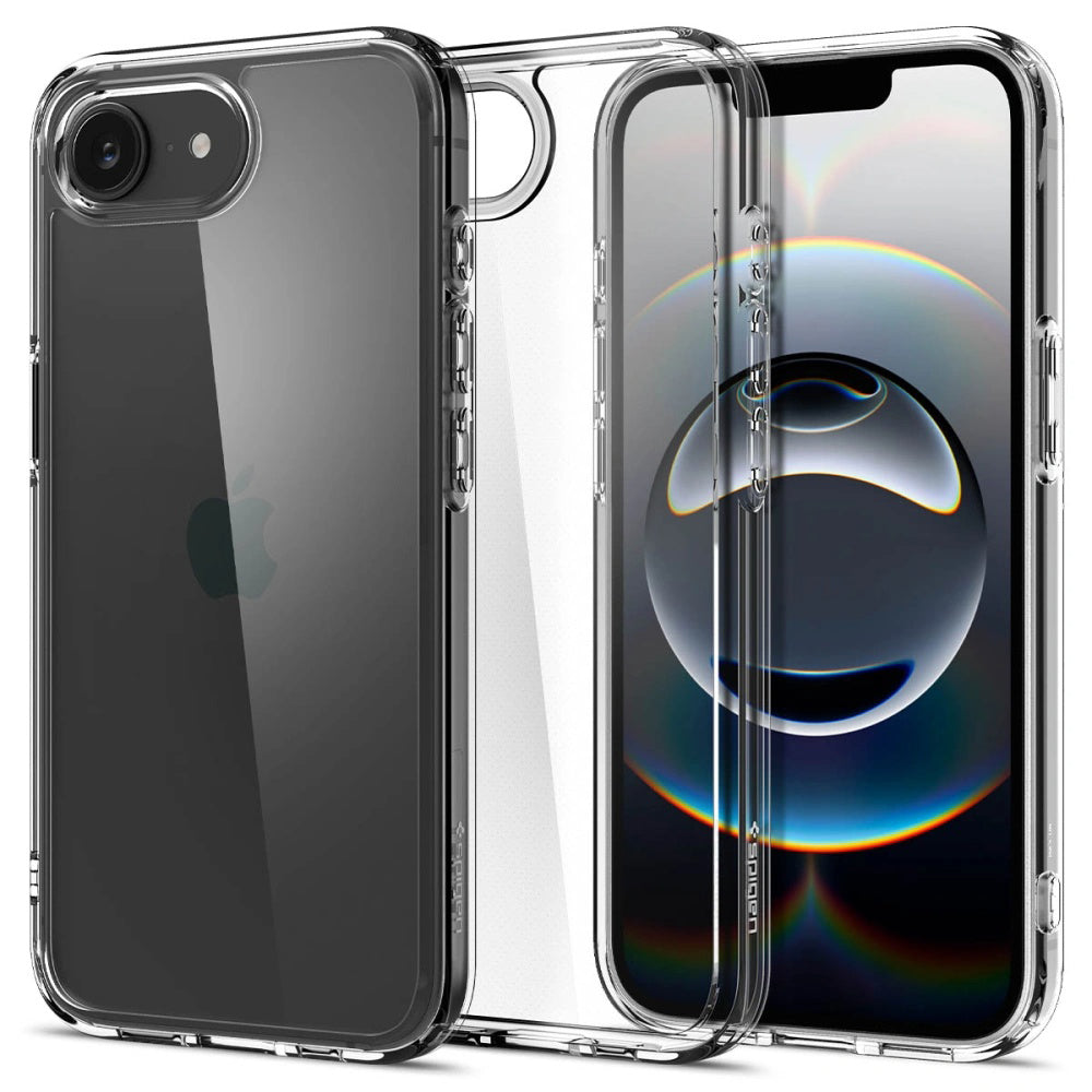 Coque pour Apple iPhone 17e / 16e, Spigen, Ultra Hybrid, Transparente ACS09160
