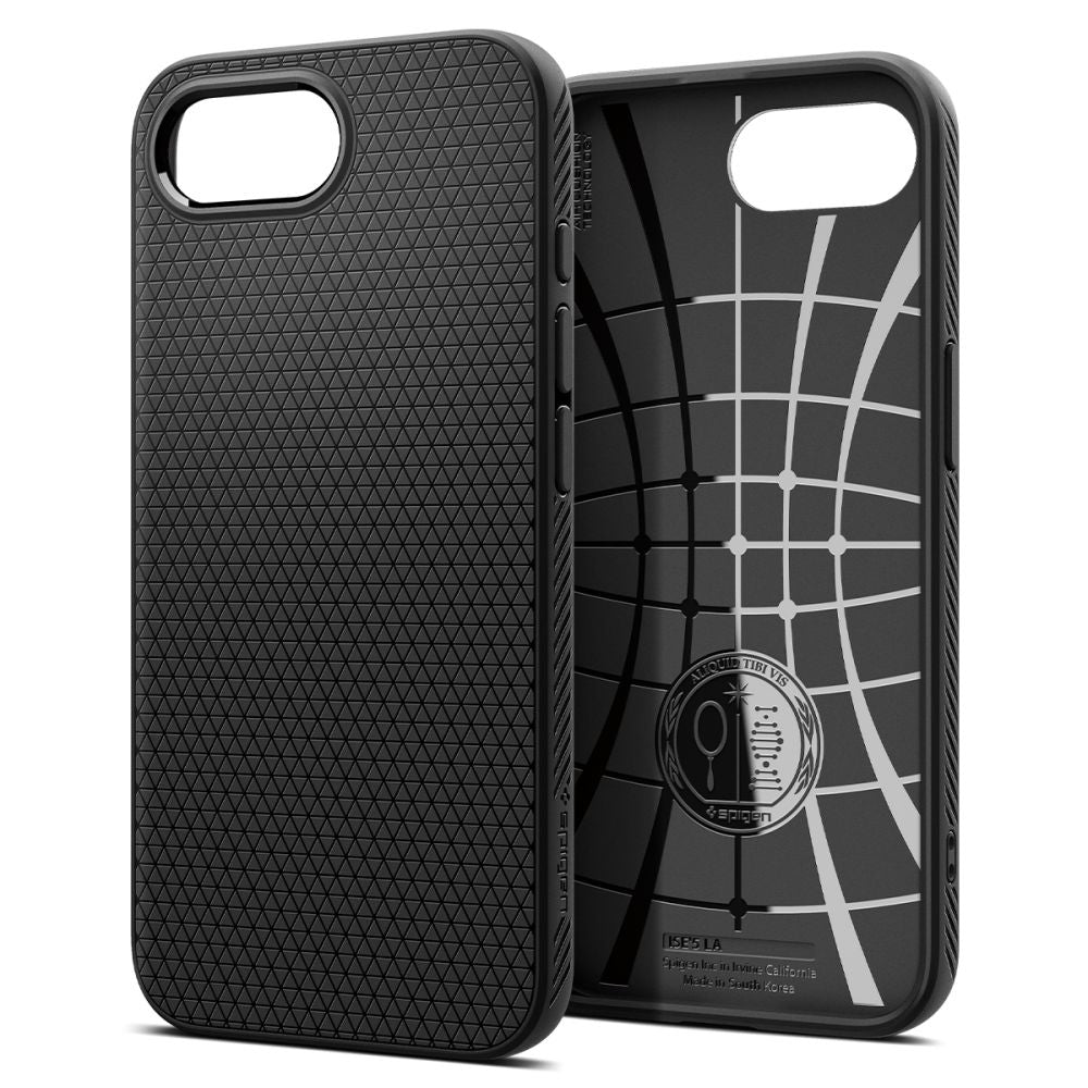 Hülle für Apple iPhone 17e / 16e, Spigen, Liquid Air, Schwarz