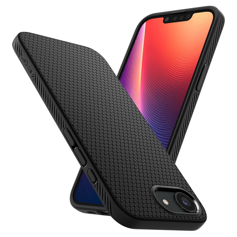 Hülle für Apple iPhone 17e / 16e, Spigen, Liquid Air, Schwarz