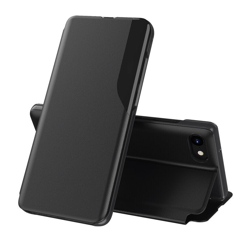 Coque pour Apple iPhone SE (2022) / SE (2020) / 8 / 7, Techsuit, eFold, Noire