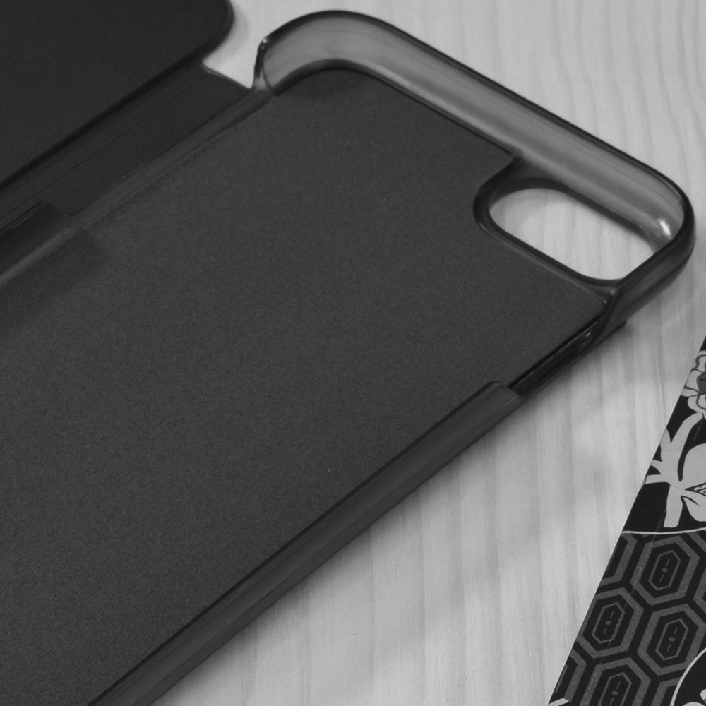 Coque pour Apple iPhone SE (2022) / SE (2020) / 8 / 7, Techsuit, eFold, Noire
