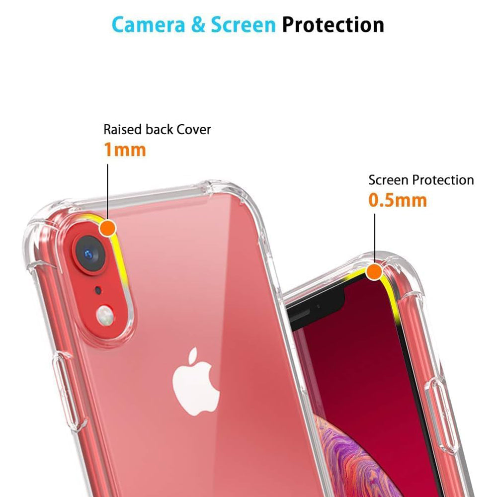 Coque pour Apple iPhone XR, Techsuit, Anti-choc Claire, Transparente
