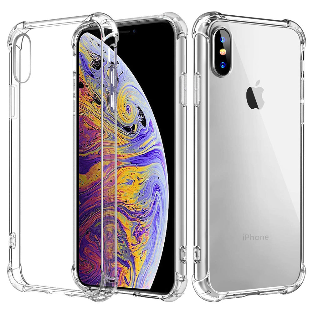 Coque pour Apple iPhone XS / X, Techsuit, Antichoc Claire, Transparente