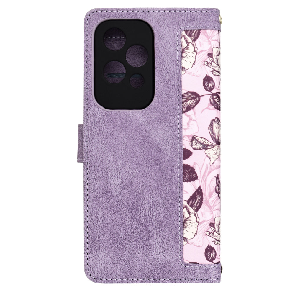 Coque pour Honor 200 Lite, Techsuit, FlipCraft, Violet