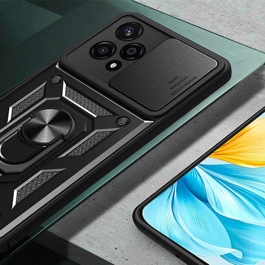 Hülle für Honor 200 Pro, Techsuit, CamShield, Schwarz