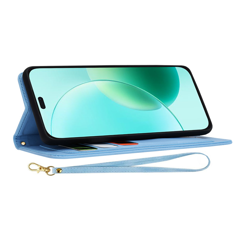 Coque pour Honor 400 Lite, Techsuit, FlipCraft, Bleu