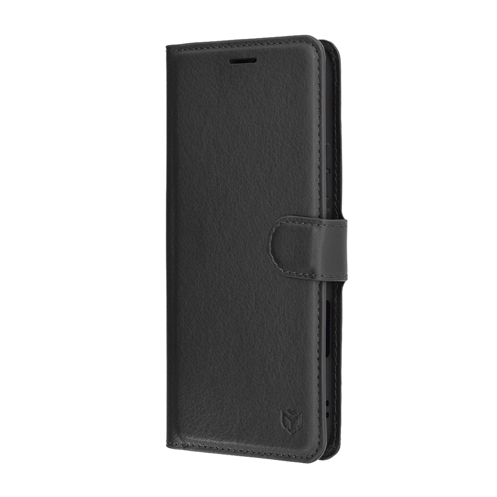 Coque pour Honor 400 Lite, Techsuit, Leather Folio, Noire