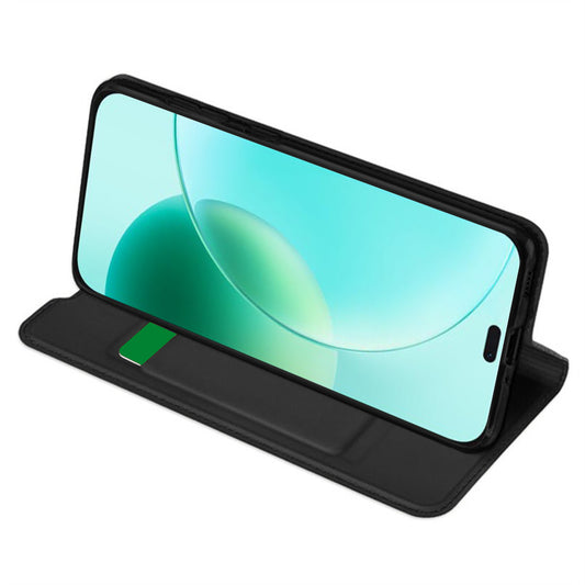 Hoes voor Honor 400 Lite, Techsuit, Magskin Book, Zwart