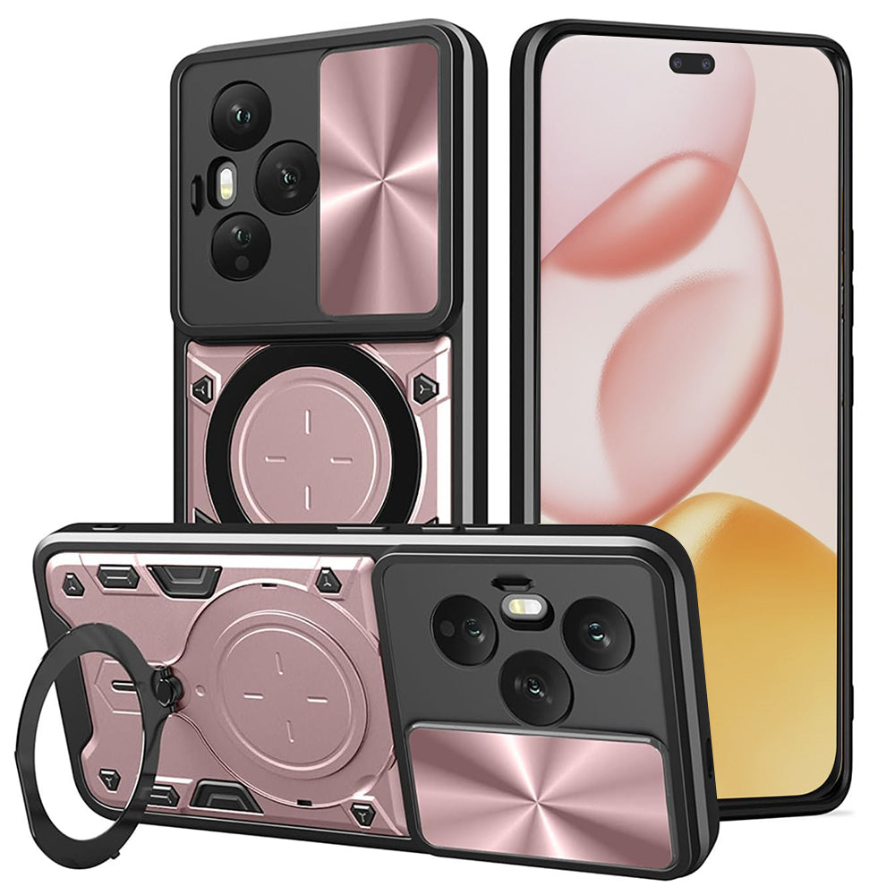Coque pour Honor 400 Pro, Techsuit, CamGuard Pro, Rose Doré
