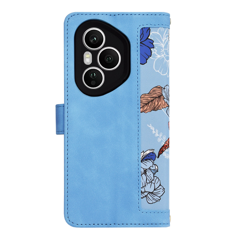 Coque pour Honor 400 Pro, Techsuit, FlipCraft, Bleu