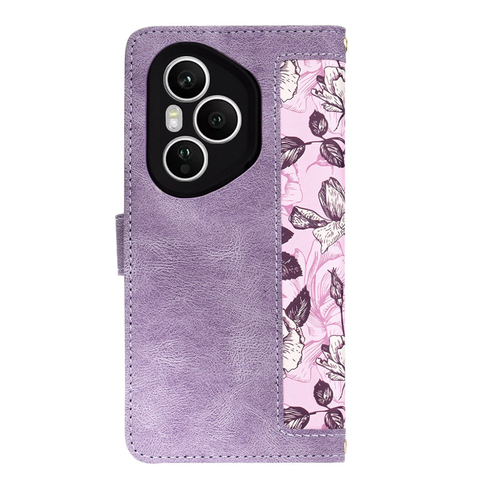Coque pour Honor 400 Pro, Techsuit, FlipCraft, Violet