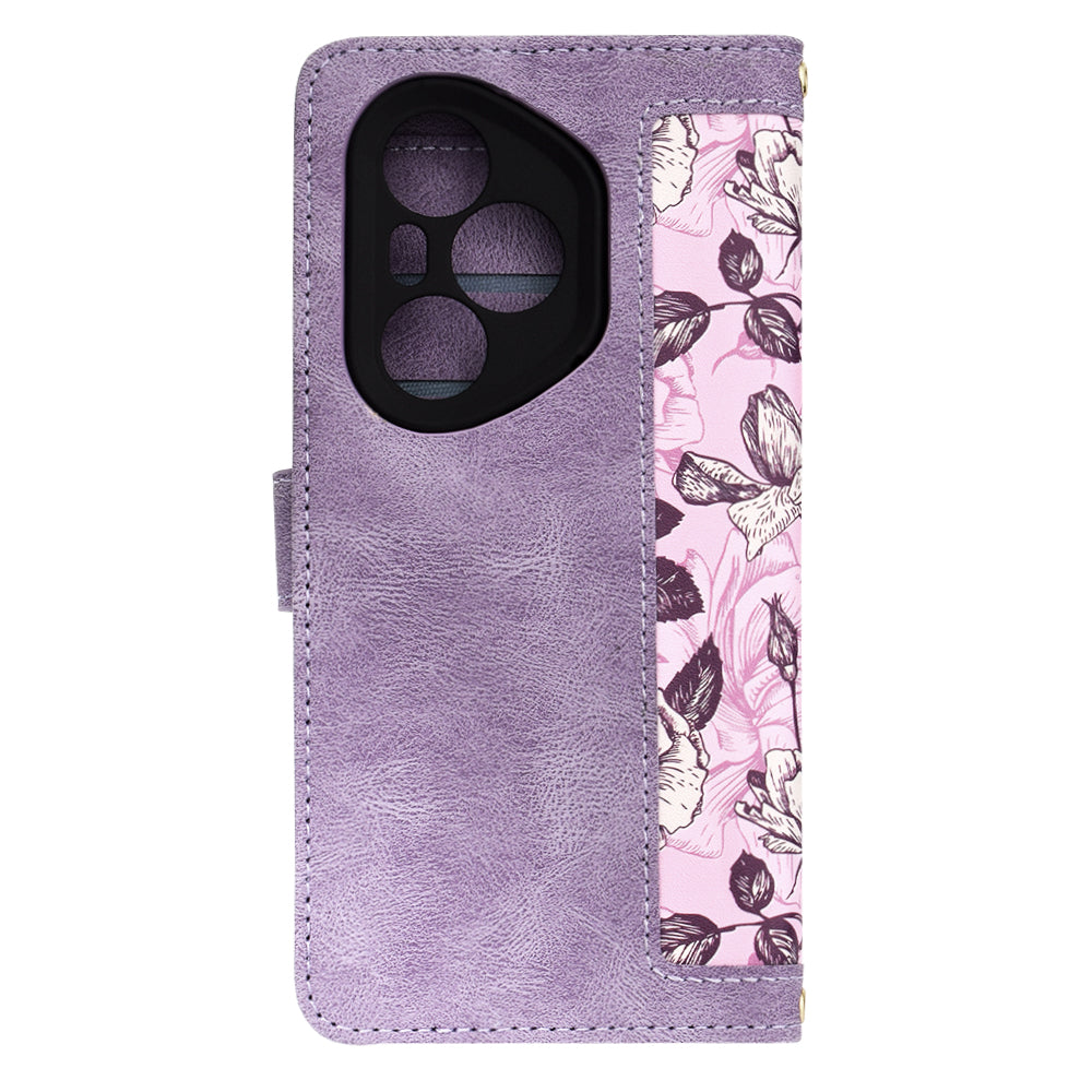 Coque pour Honor 400 Pro, Techsuit, FlipCraft, Violet