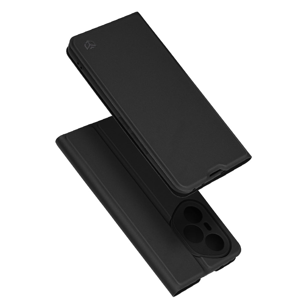 Coque pour Honor 400 Pro, Techsuit, Magskin Book, Noire
