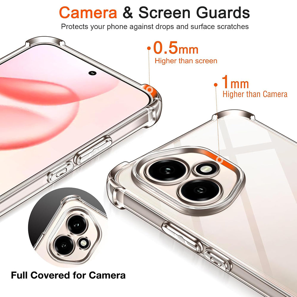 Coque pour Honor 400 Pro, Techsuit, Anti-choc Claire, Transparente