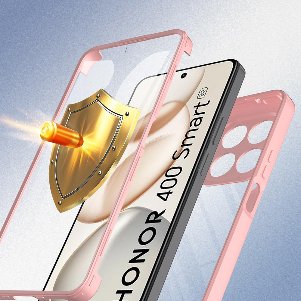 Hoes voor Honor 400 Smart 4G / X7d 4G / 400 Smart 5G, Techsuit, ColorVerse 360, Roze