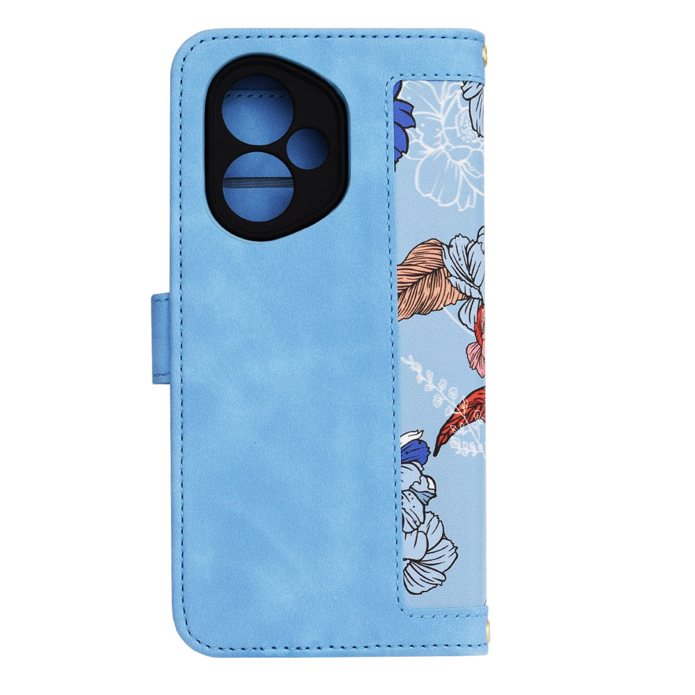 Coque pour Honor 400, Techsuit, FlipCraft, Bleu